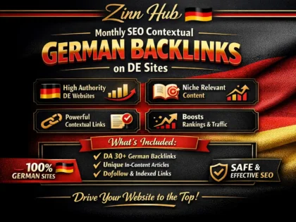 do monthly SEO contextual german backlinks on my de sites