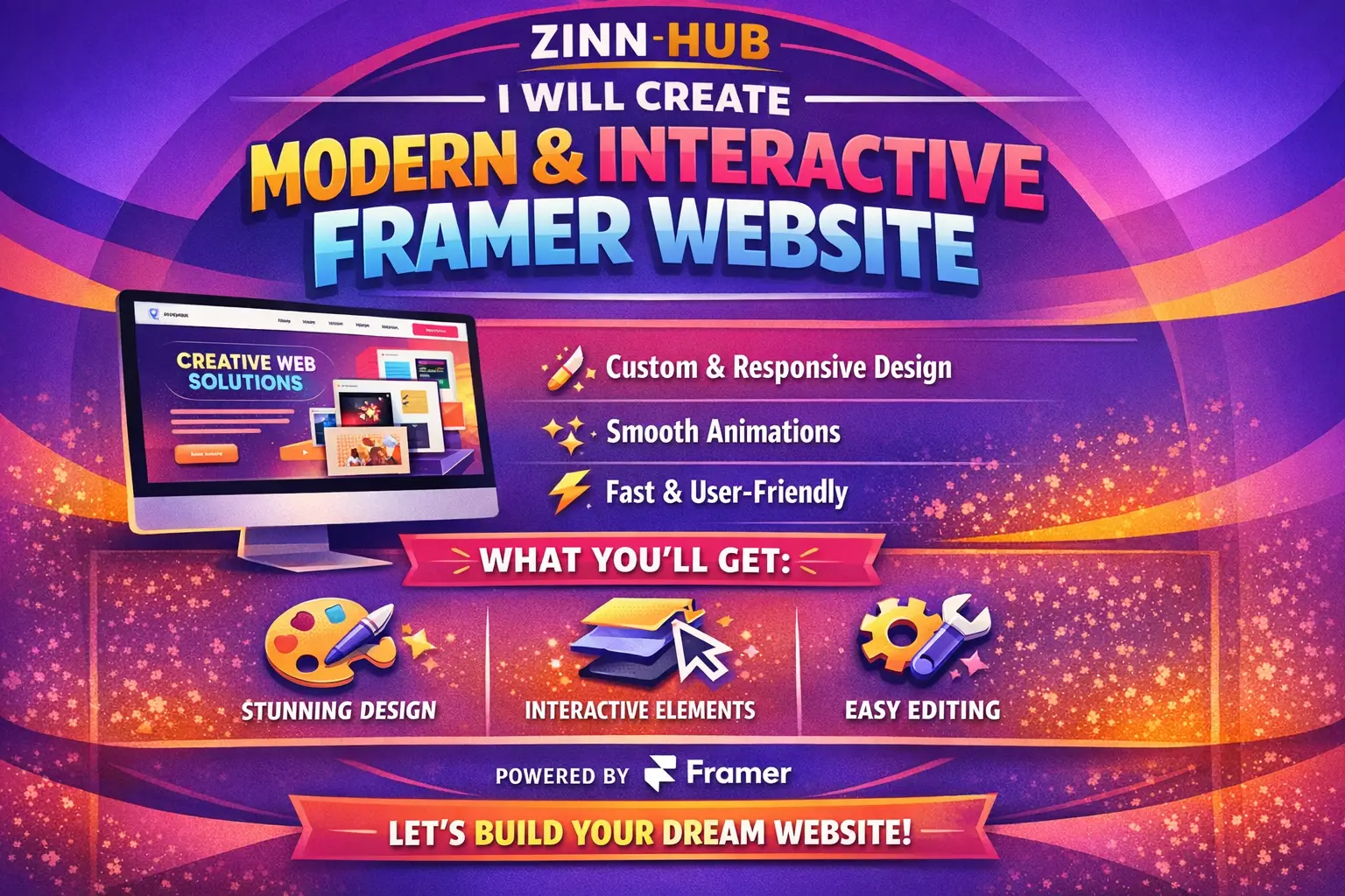 Create Modern And Interactive Framer Website 1 Create Modern And Interactive Framer Website