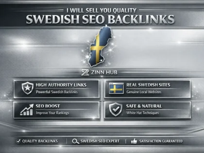 sell you quality swedish SEO backlinks