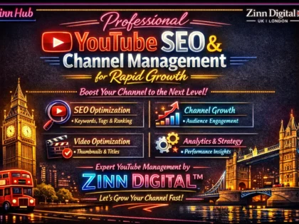 Professional Youtube Seo And Channel Management For Rapid Growth