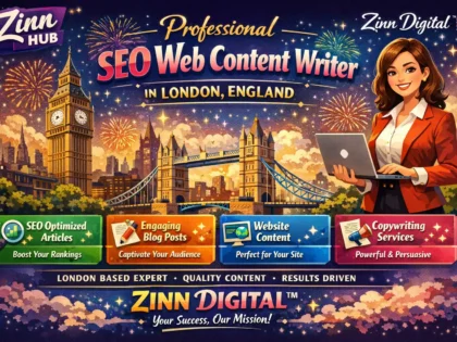 Professional Seo Web Content Writer In London