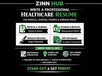 Write Healthcare Resume For Medical
