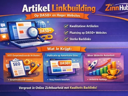Artikel Linkbuilding Op Da50 En Hoger Websites 2 Artikel Linkbuilding Op Da50 En Hoger Websites