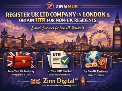 Register UK LTD Company in London & Obtain UTR for Non-UK Residents