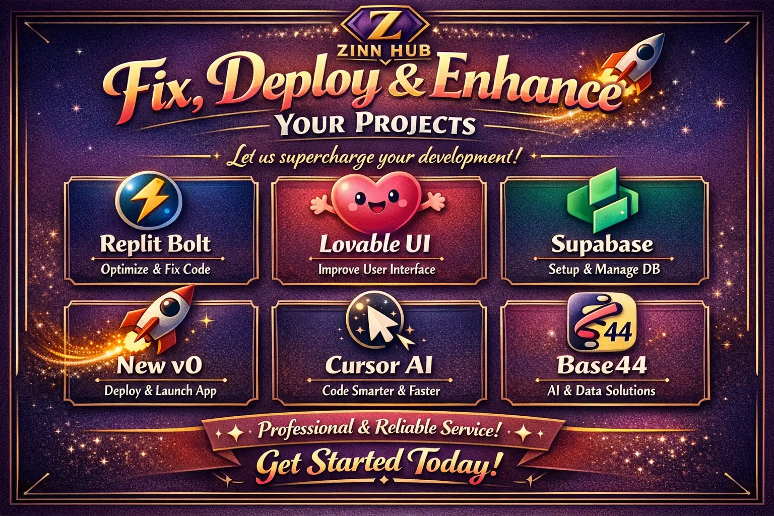 Fix Deploy Lovable Replit Bolt Lovable Supabase Rocket New V0 Cursor Ai Base44 1 Fix Deploy Lovable Replit Bolt Lovable Supabase Rocket New V0 Cursor Ai Base44