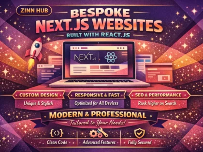 Create A Bespoke Next.js Website Using React.js For Modern Web Development