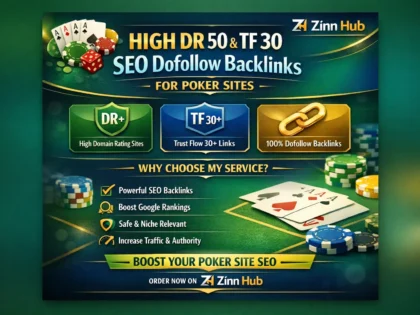 do high DR 50 and tf 30 seo dofollow backlinks for poker sites
