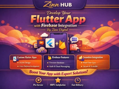 Develop your Flutter app with Firebase integration by Zinn Digital ™
