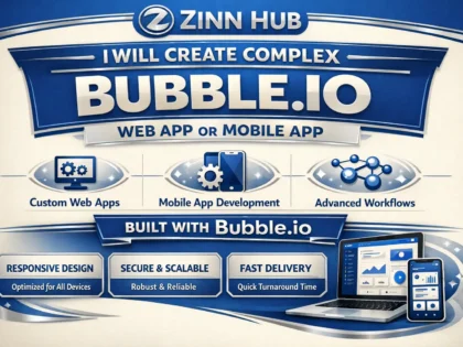 Create Complex Bubble Io Web App Or Mobile App