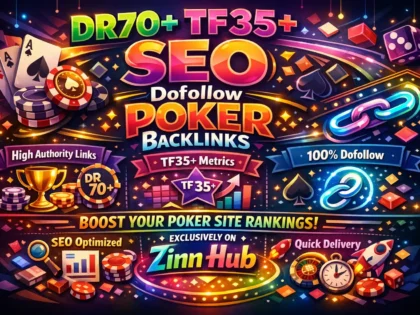 do dr70 tf35 SEO dofollow poker backlinks