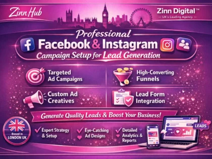 Professional Facebook & Instagram Campaign Setup for Lead Generation