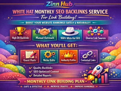 do white hat monthly SEO backlinks service for link building