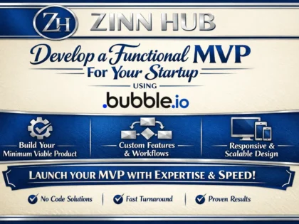 develop a functional mvp for your startup using bubble io