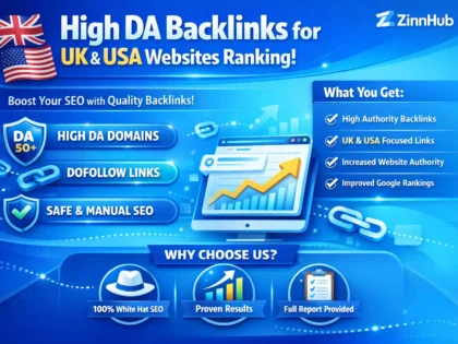 create high da backlinks for UK and USA websites ranking