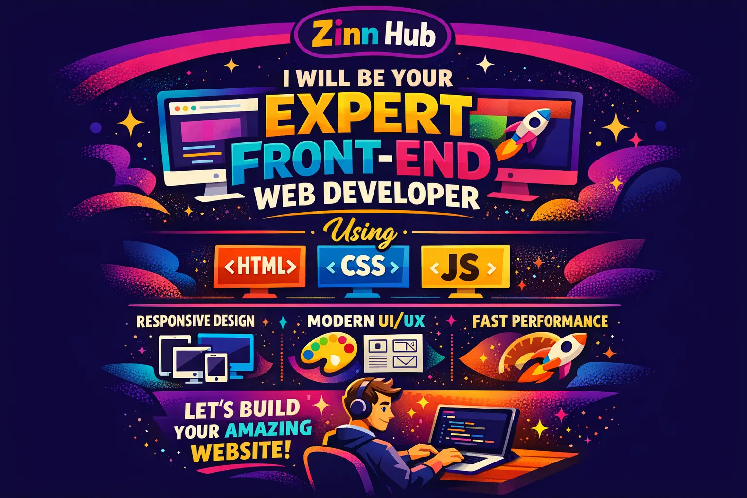 Be Your Expert Front End Web Developer Using Html Css Javascript 1 Be Your Expert Front End Web Developer Using Html Css Javascript