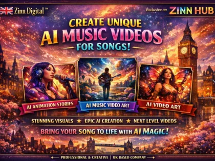 create unique ai music video for songs ai animation stories ai video art
