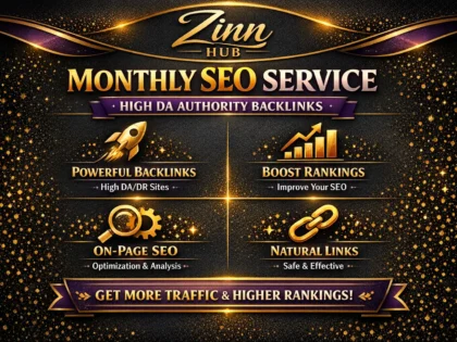 do monthly SEO service with high da authority backlinks