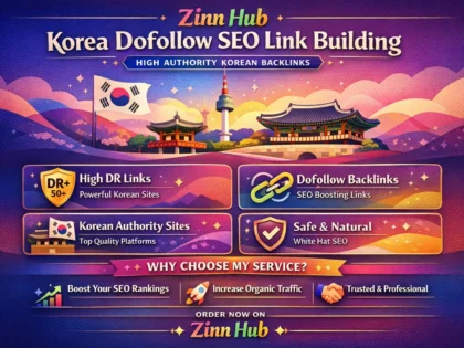 Do High Quality Korea Dofollow Seo Link Building Dr Authority Korean Backlinks