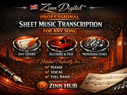 Professional Sheet Music Transcription Services For Any Song
