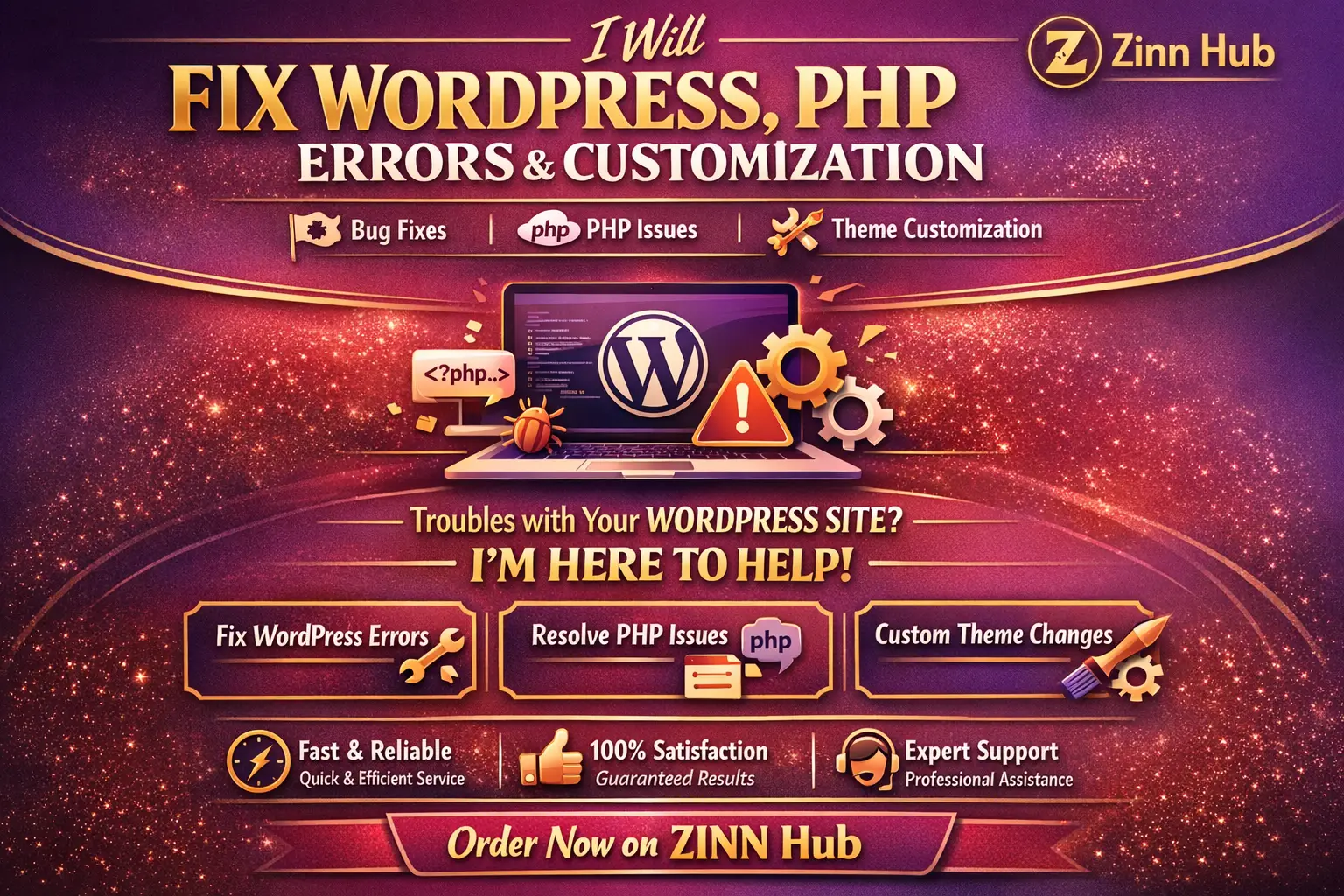 Fix Wordpress, Php Errors, Issues And Customization 1 Fix Wordpress