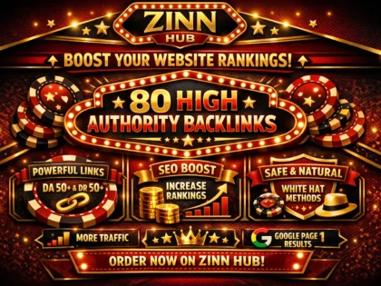 improve website rankings with 80 high authority backlinks