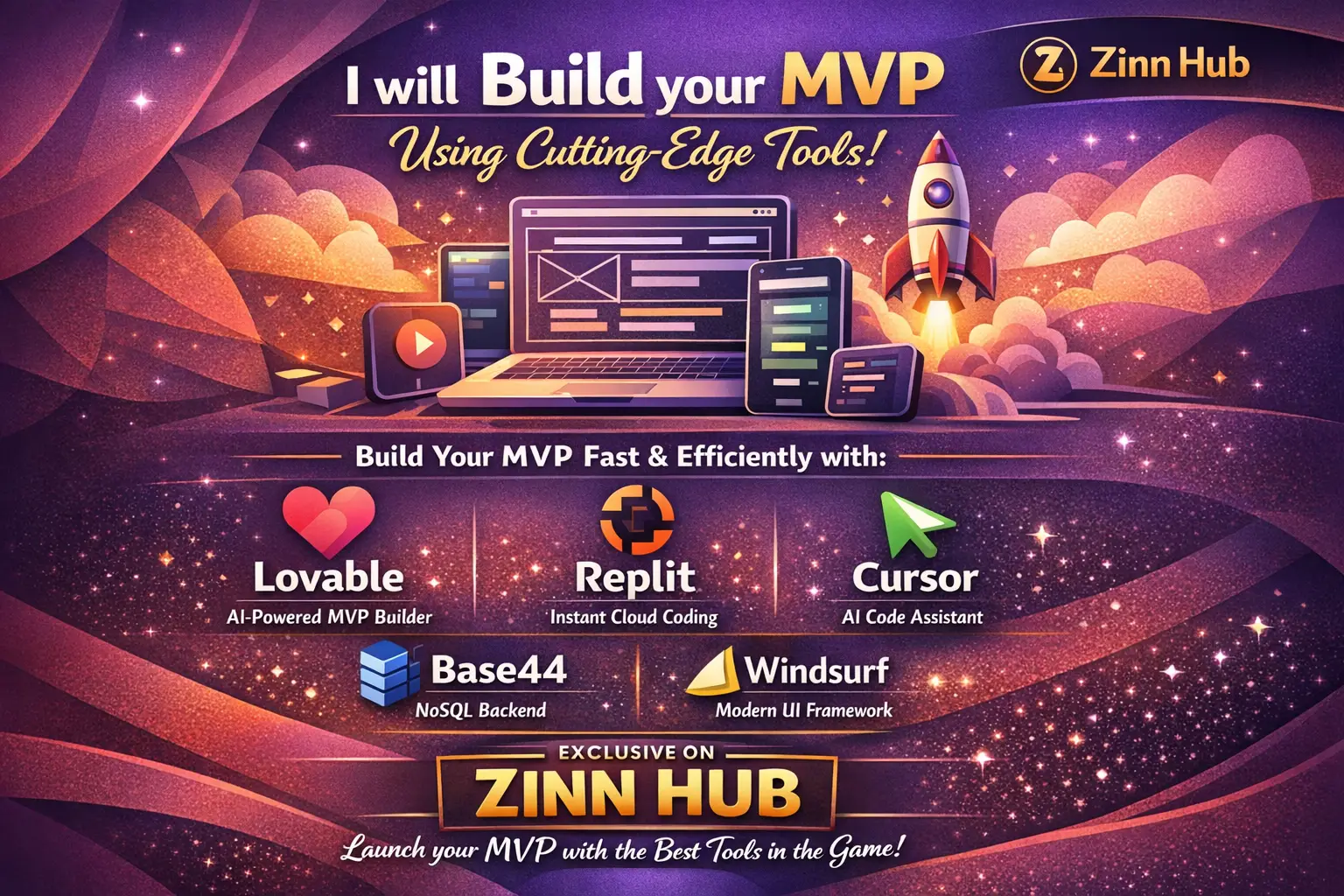 Build You An Mvp Using Lovable, Replit, Cursor, Base44 And Windsurf 1 Build You An Mvp Using Lovable