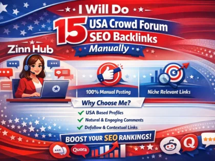 Do 15 Usa Crowd Forum Seo Backlinks Manually