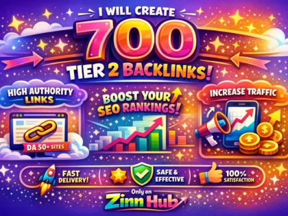 create 700 tier 2 backlink