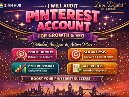 audit your pinterest account for growth and SEO with action steps