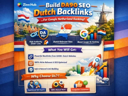 build da90 SEO dutch backlinks for google netherland ranking