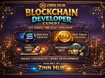 blockchain developer tax token ore presale web dapp solana crypto polymarket bot