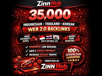 Do 35000 Indonesian Thailand Korean Web 20 Backlinks