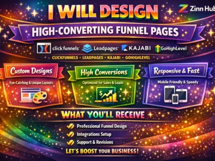 design clickfunnels landing pages