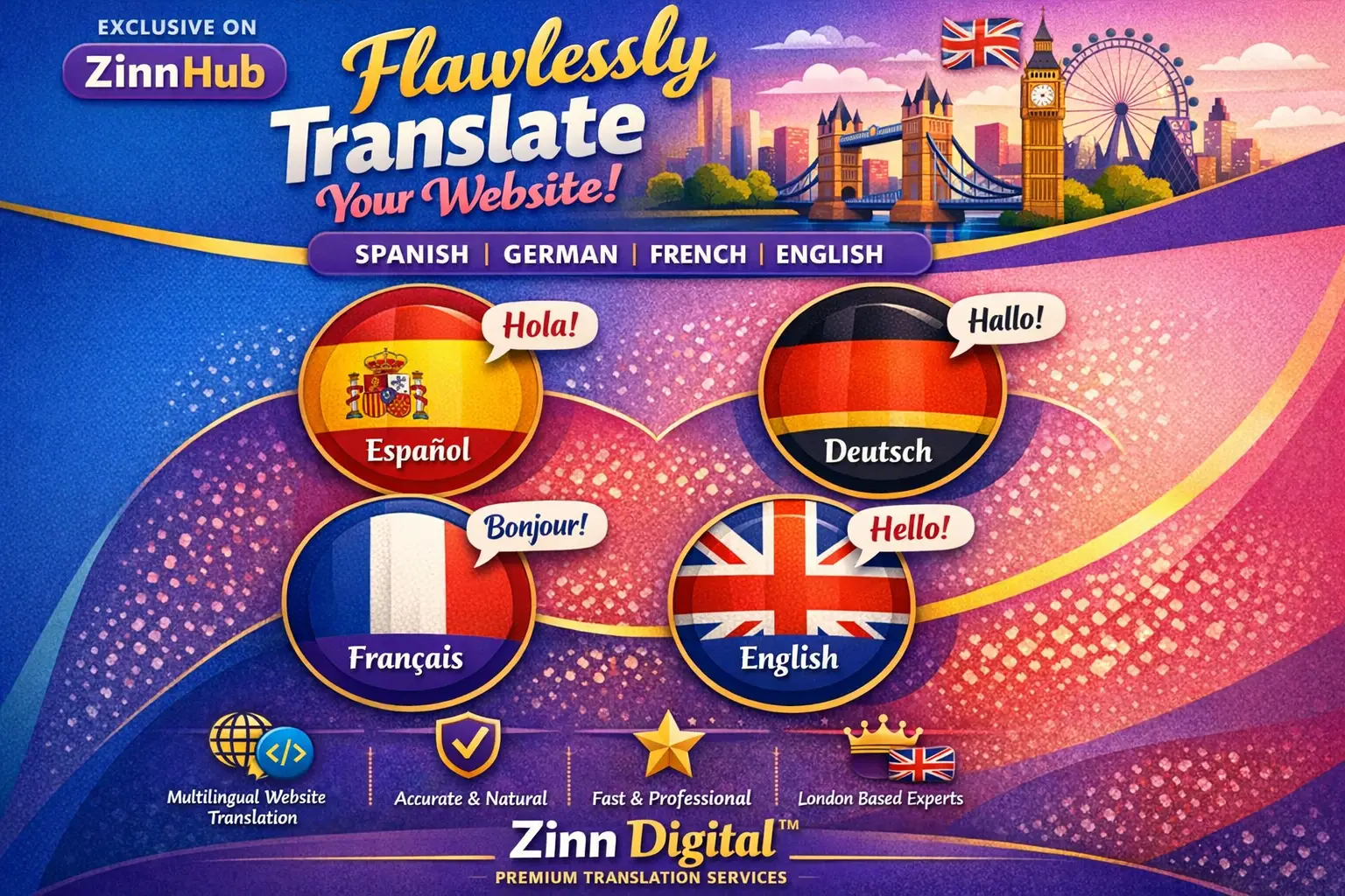 Flawlessly Translate Websites Into Spanish, German, French And English 1 Flawlessly Translate Websites Into Spanish