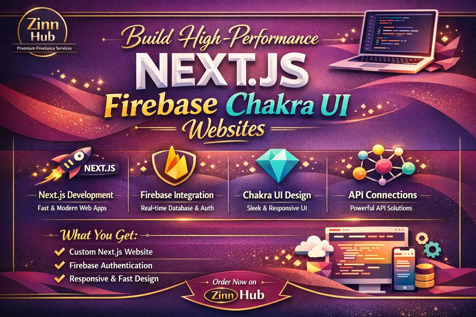 Build High-Performance Nextjs Firebase Chakraui Api Integration Website 1 Build High-Performance Nextjs Firebase Chakraui Api Integration Website