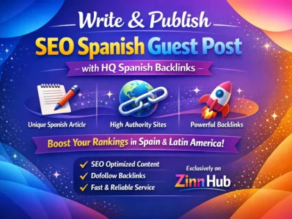 write and publish SEO spanish guest post with HQ spanish backlinks