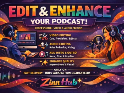 Edit And Process Your Video Or Audio Podcast