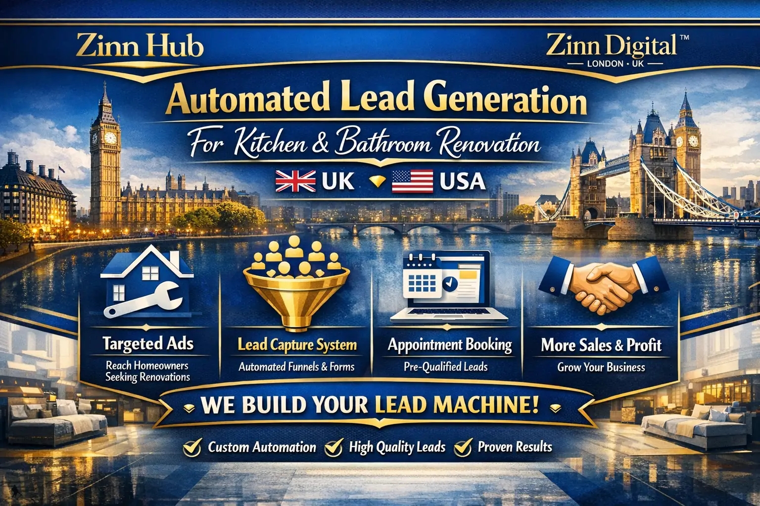 Build Automated Lead Generation System For Uk Usa Kitchen Bathroom Renovation 1 Build Automated Lead Generation System For Uk Usa Kitchen Bathroom Renovation