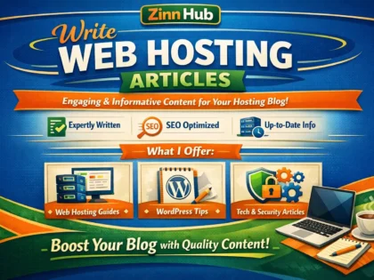 write web hosting articles