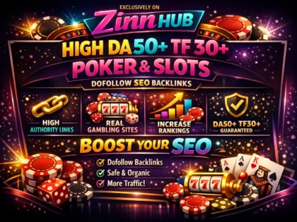 Do High Da 50 Tf 30 Plus Poker Slots Dofollow Seo Backlinks Link Building