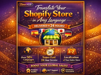 translate your shopify store in any language in 24 hours