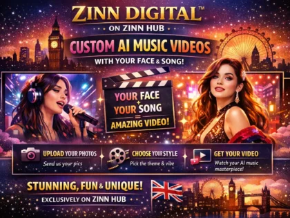 create custom ai music videos with your face and song