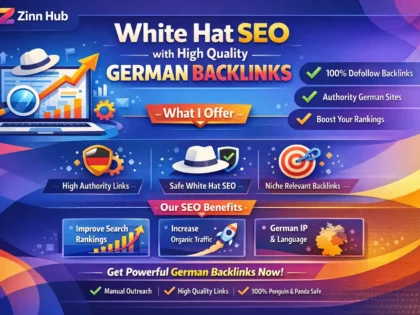 provide white hat seo service with high quality dofollow german backlinks