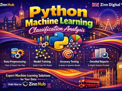 Python machine learning classification analysis by Zinn Digital ™
