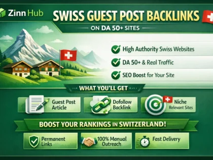 provide swiss guest post backlinks on da 50 sites