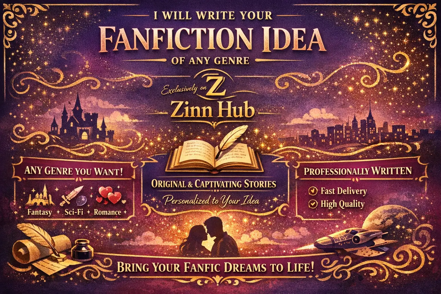 Write Your Fanfiction Idea Of Any Genre 1 Write Your Fanfiction Idea Of Any Genre