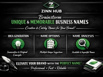 brainstorm unique and memorable business names