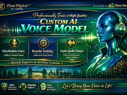 professionally train a high quality custom ai voice model