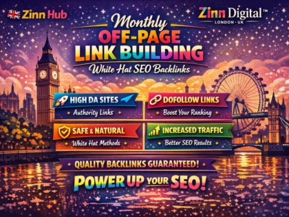 I Will Provide Monthly Off-Page White Hat High Da Dofollow Link Building For Seo Backlinks