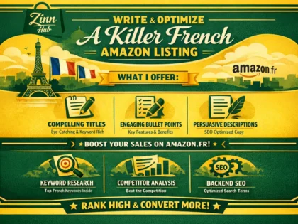 write and optimize a killer french amazon listing